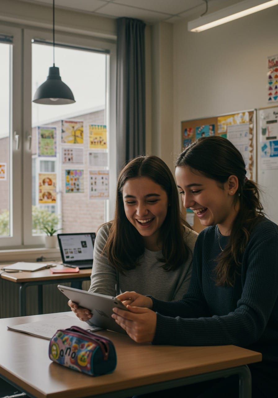 leerlingen-achter-ipad